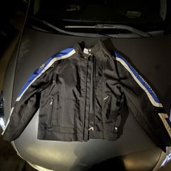 BMW Vintage Motorcycle Jacket with Shoulder and Elbow Pads Men's Xxl