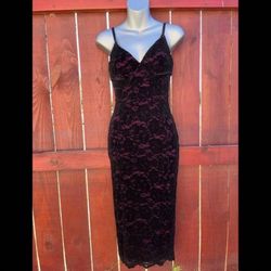 GUESS by Marciano Velvet Lace Dress NWT -Size XS