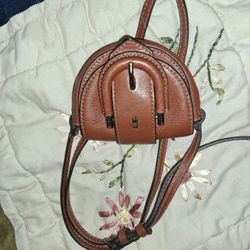 100% FOSSIL LEATHER CARRYING BAG