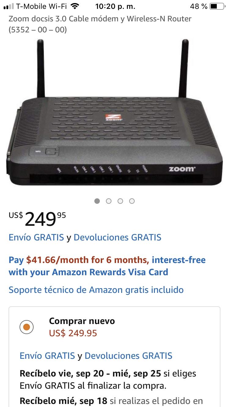 Modem router zoom