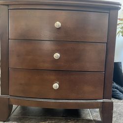 Wooden Nightstand /End Table 