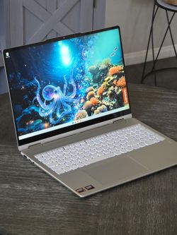Lenovo Yoga 7 Laptop 2-in-1, 16" 2K LCD Touchscreen, AMD Ryzen AI 5 340, 16GB memory, 512GB SSD