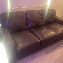 Real Leather Sofa