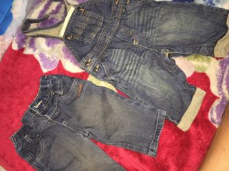 CalvinKlein jeans/OshKosh overalls