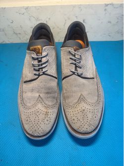 Martin Dingman Grey Wingtip Oxfords made in Brazil Size US 11