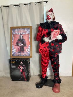 Life Size HENRY HUSTLE Clown Animatronic JUMP SCARE! HALLOWEEN