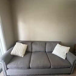 Grey Couch With Black Chaise 
