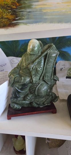 Antique estate sale Jade Buddha