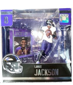 McFarlane Toys NFL Legacy Series Lamar Jackson Boxed Action Figure w/ Football