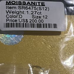 Moissanite Hip Hop Mariner Size 12