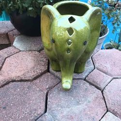 Adorable Elephant Planter / Candle Holder 