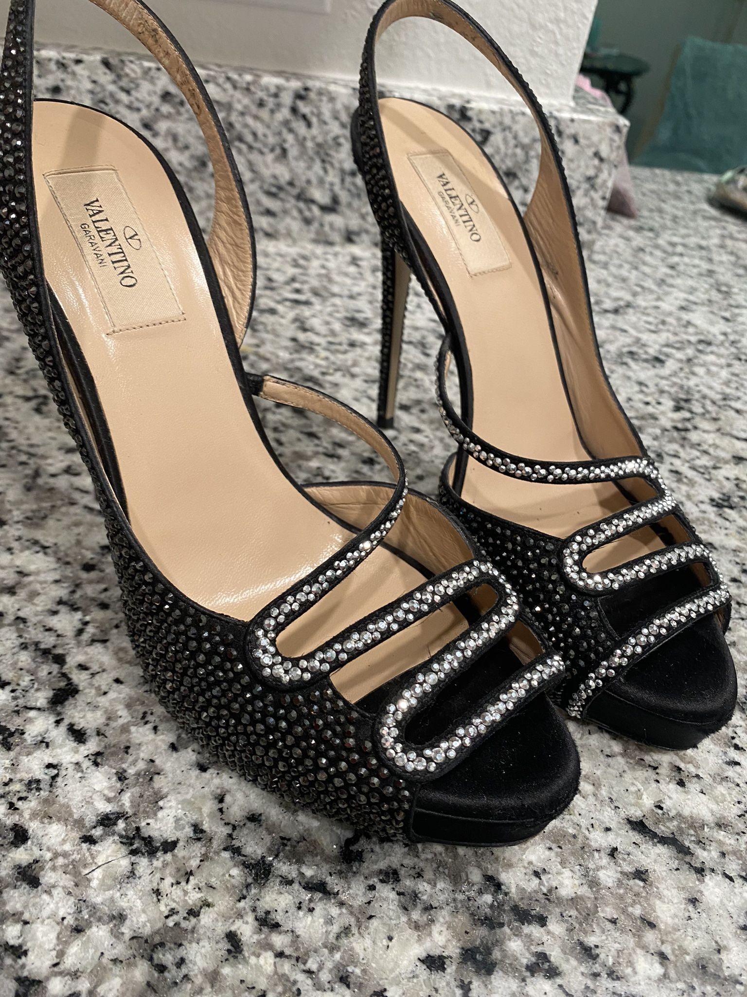 Valentino Crystal Heels