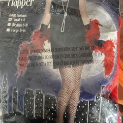 FLAPPER COSTUME SIZE SMALL