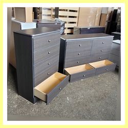 Five drawers dresser and Eight drawers dresser