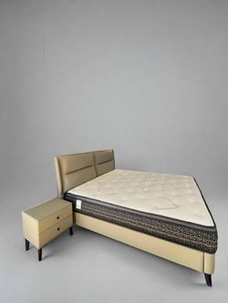 Noui Leather Bed King Size