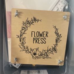 Flower Press And Press Paper