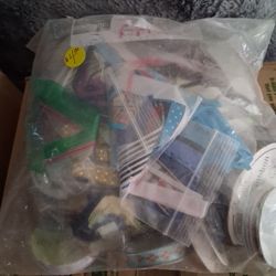 New And Used Bag Of Ribbons 