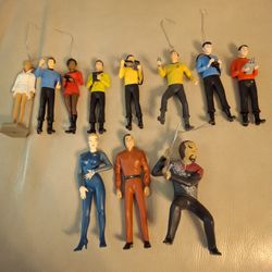 Eleven Star Trek Hallmark Figures 