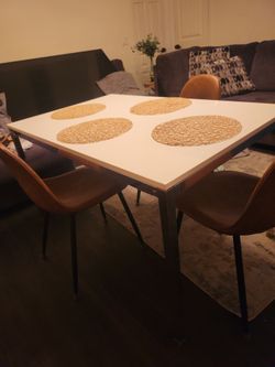 Modern kitchen White  table Only