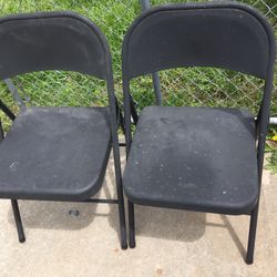 Four Folding Chairs $30 For All