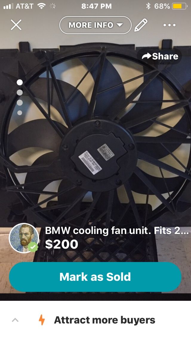 BMW Cooling Fan Unit