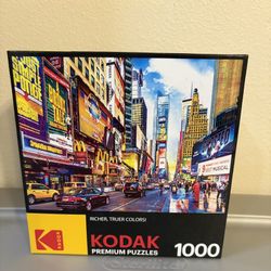Kodak Premium Puzzles 1000 Pieces Times Square & 7th Ave