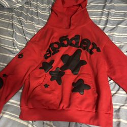Sp5der hoodie Red