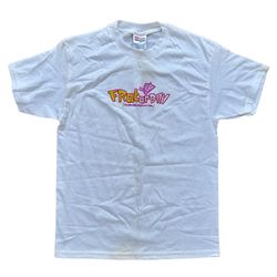 Vintage 2000 Kids WB Box Logo Promo Tee Shirt Youth Large Pokémon Pikachu
