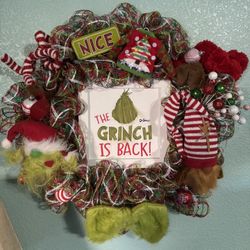 The GRINCH is back - Christmas Wreath