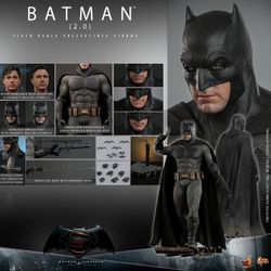 Hot Toys DC Batman V Superman BATMAN 2.0 Brand New 