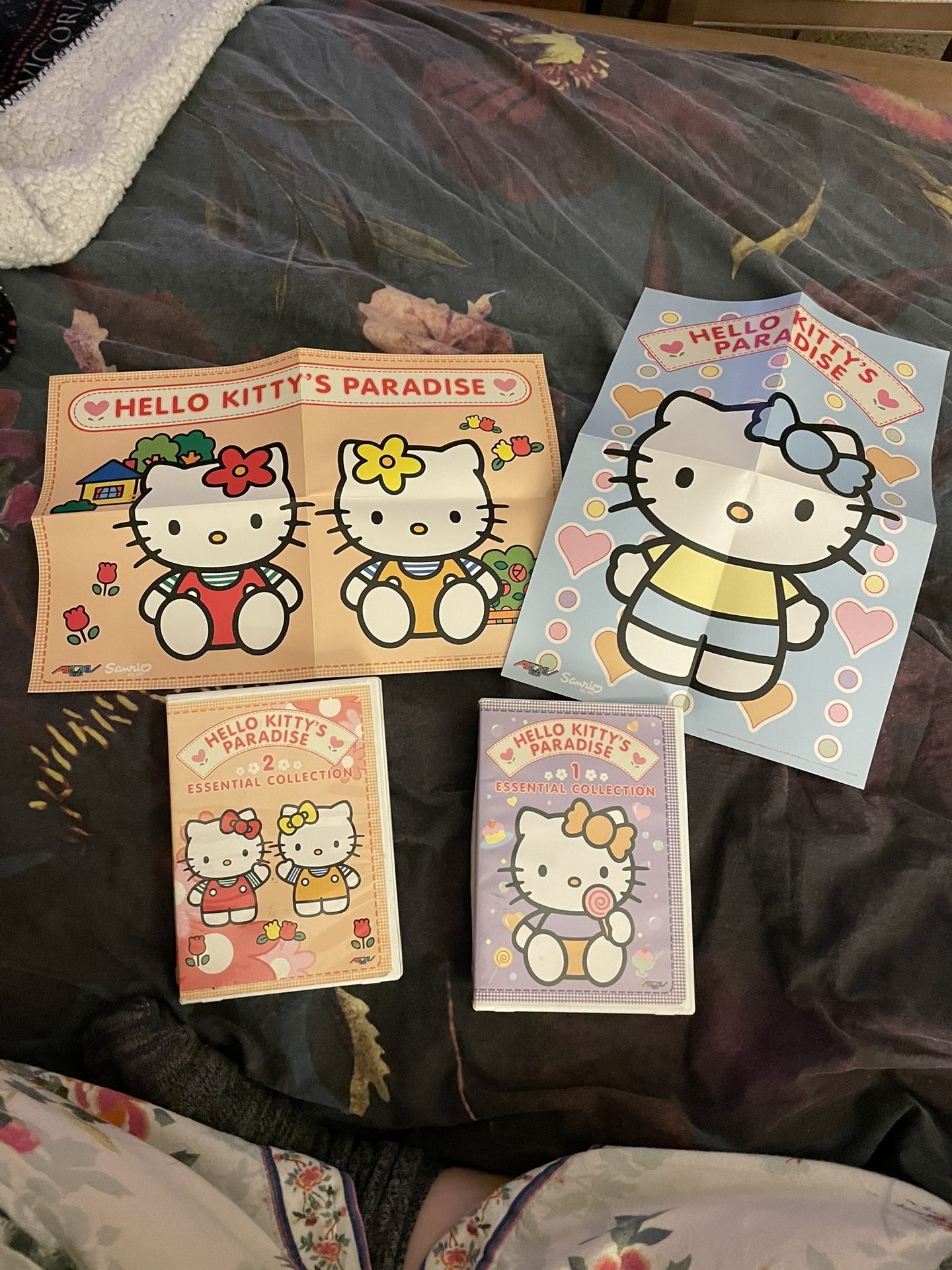 2 Hello Kitties Paradise DVDs Part 1&2  ❤️4 DVDs