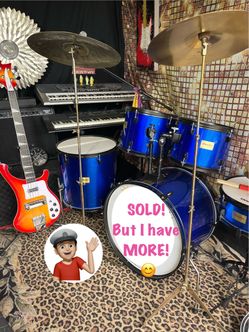 🔥 Adult Drum Set COMPLETE Drums