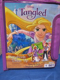 Tangled Princess Rapunzel and Flynn Rider Storybook Dress Up Set