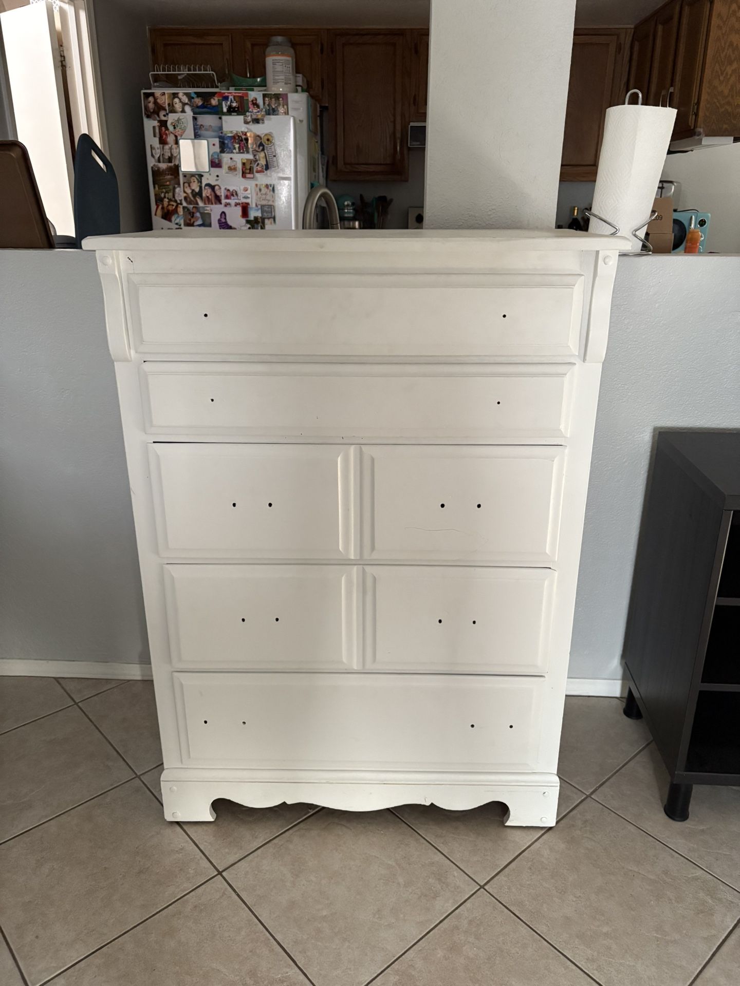 White Wooden Dresser