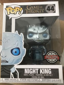Funko pop metallic night king game of thrones got