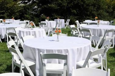 Resin padded chairs r,e,n, t