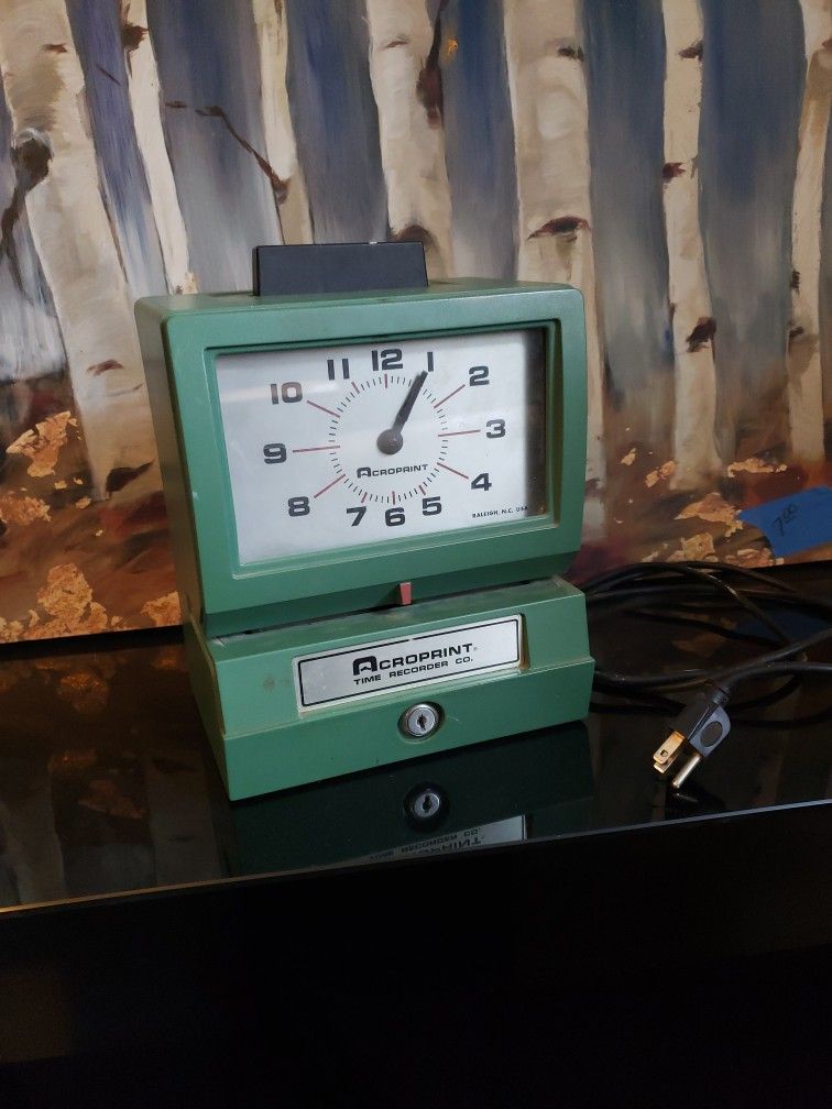 Machanical TimeCard Machine 