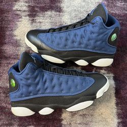 jordan 13 brave blue navy sz12