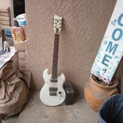 First Act 222 Electric guitar and amp