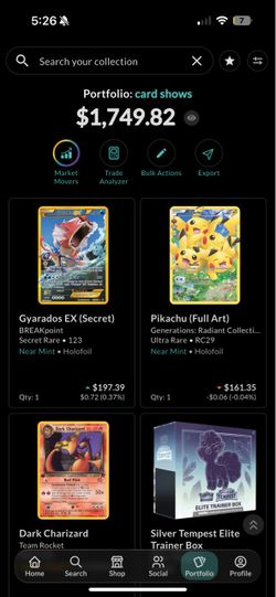 pokemon cards most nm