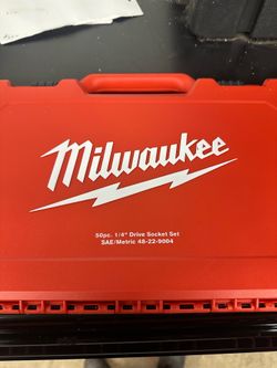 Milwaukee 1/4 socket set