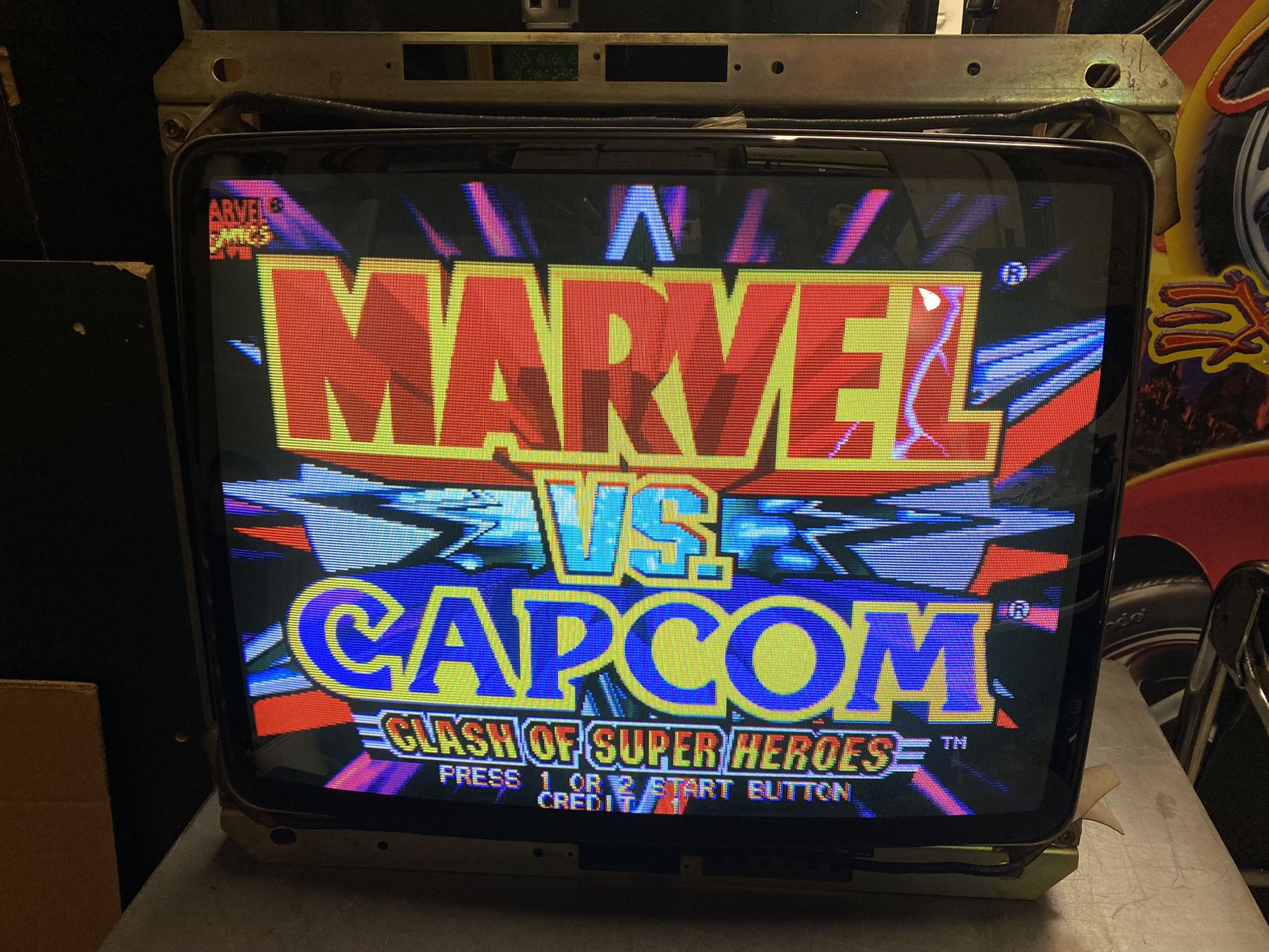Arcade 25” Nanao MS8-25FAR FLAT CRT Monitor Chasis GreatPicture from Capcom Q25 Candy Cab
