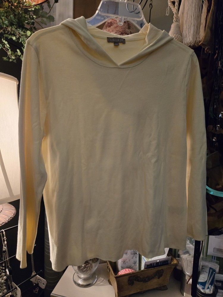 LADIES MEDIUM, LILLA P COTTON HOODIE