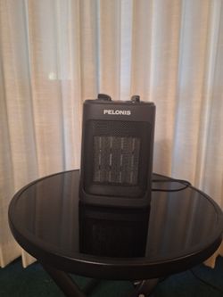 1500-Watt 9" Electric Personal Ceramic Space Heater with Thermostat