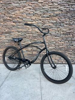Electra Cruiser 1 Step Over 26 inch Beach Cruiser Midnite Black