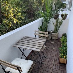 Patio Table + 2 Chairs - Bistro Style - Ikea