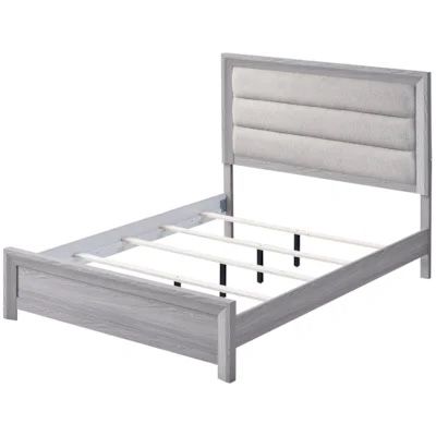 Gray Queen Size Bed Frame