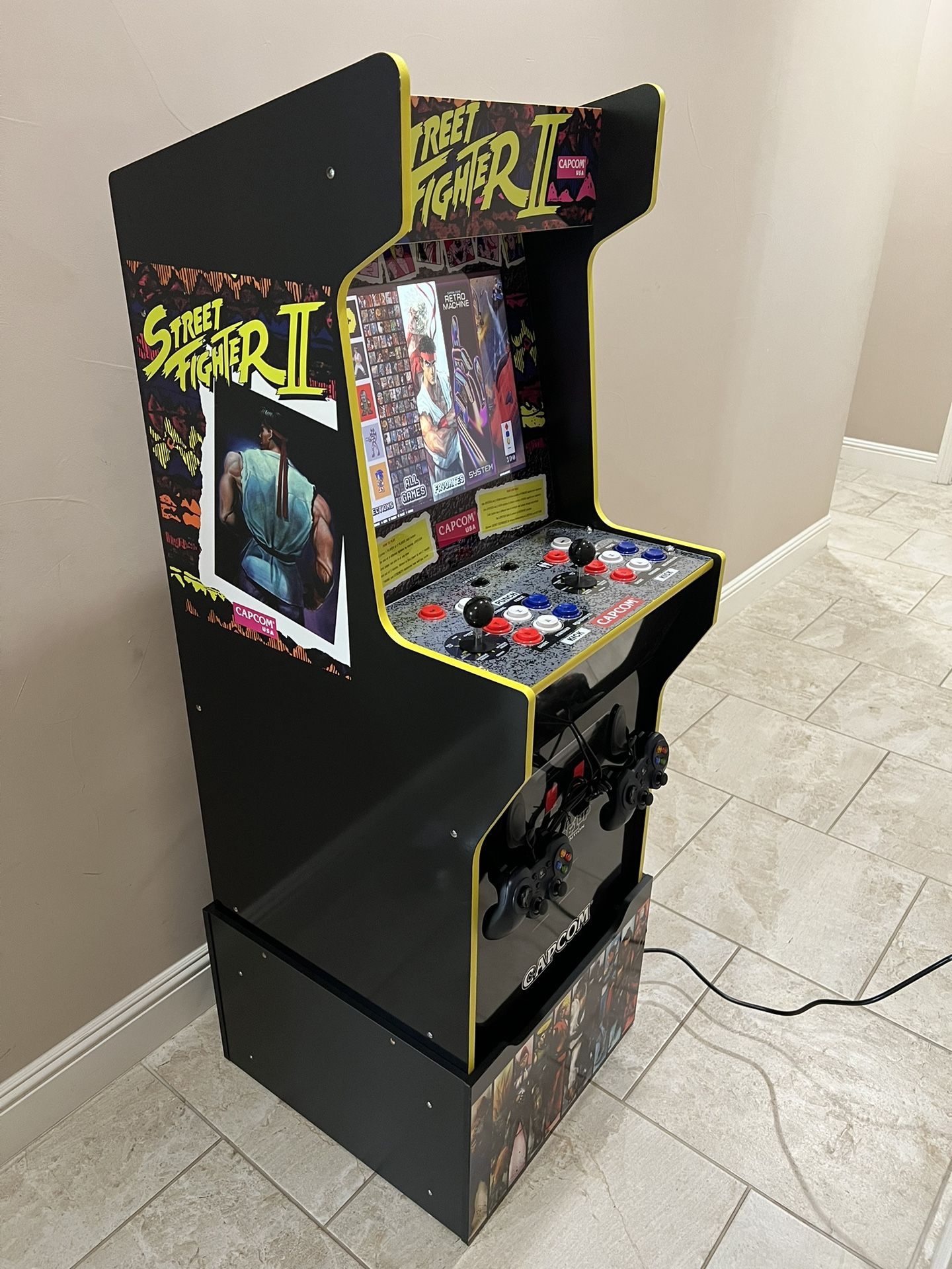 Arcade1Up Mod New Arcade Street Fighter II With Over 33K+ Games