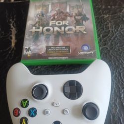 NEW XBOX SERIES X CONTROLLER AND PRE-OWNED FOR HONOR GAME $65 FINAL PRICE SAME DAY SHIPPING 