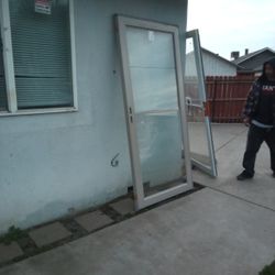 Glass Door With Frame
